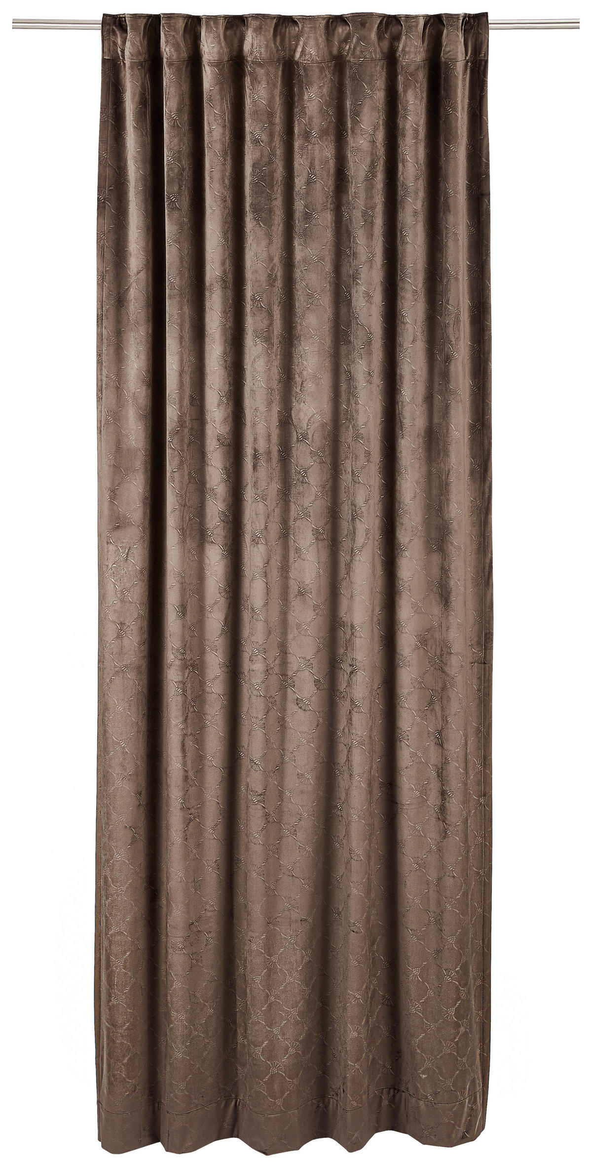 HOTOVÝ ZÁVĚS, neprůsvitné, 130/250 cm - hnědá, Design, textil (130/250cm) - Joop!