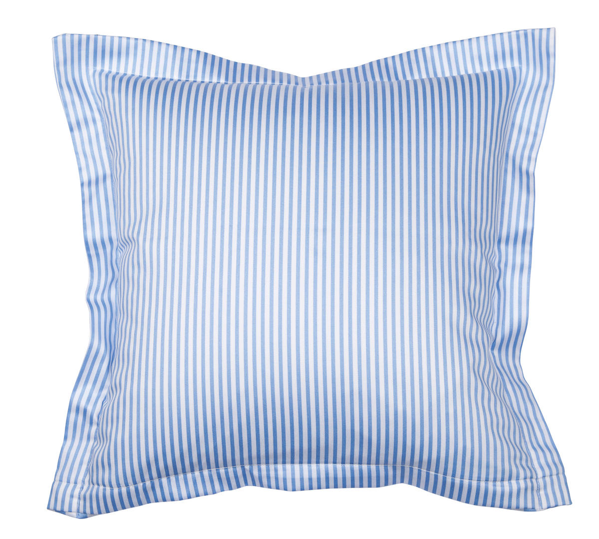 KISSENHÜLLE Giorgio 40/40 cm  - Weiß/Hellblau, KONVENTIONELL, Textil (40/40cm) - Janine