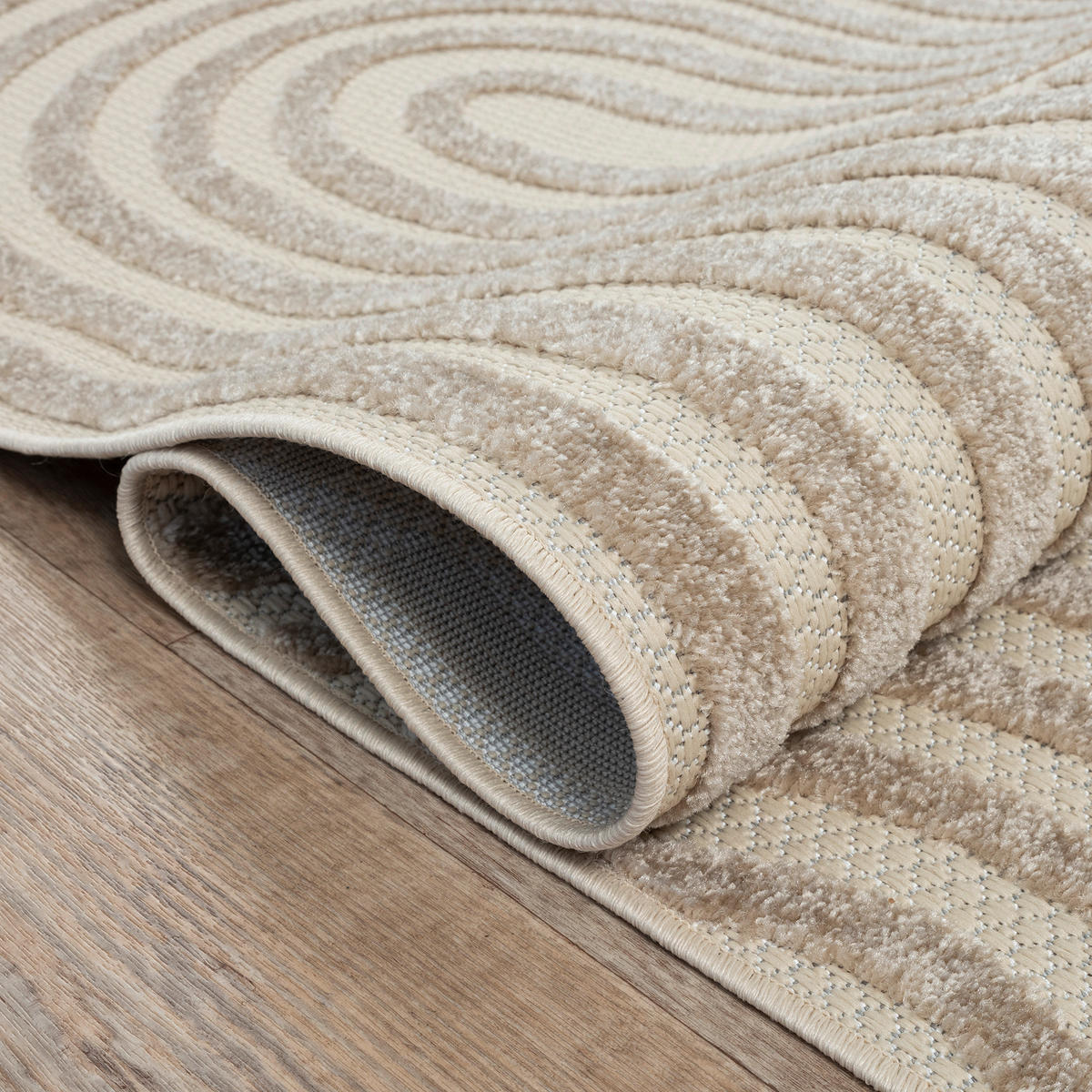 OUTDOORTEPPICH 60/110 cm Berlin Beige  - Beige, Basics, Kunststoff/Textil (60/110cm)
