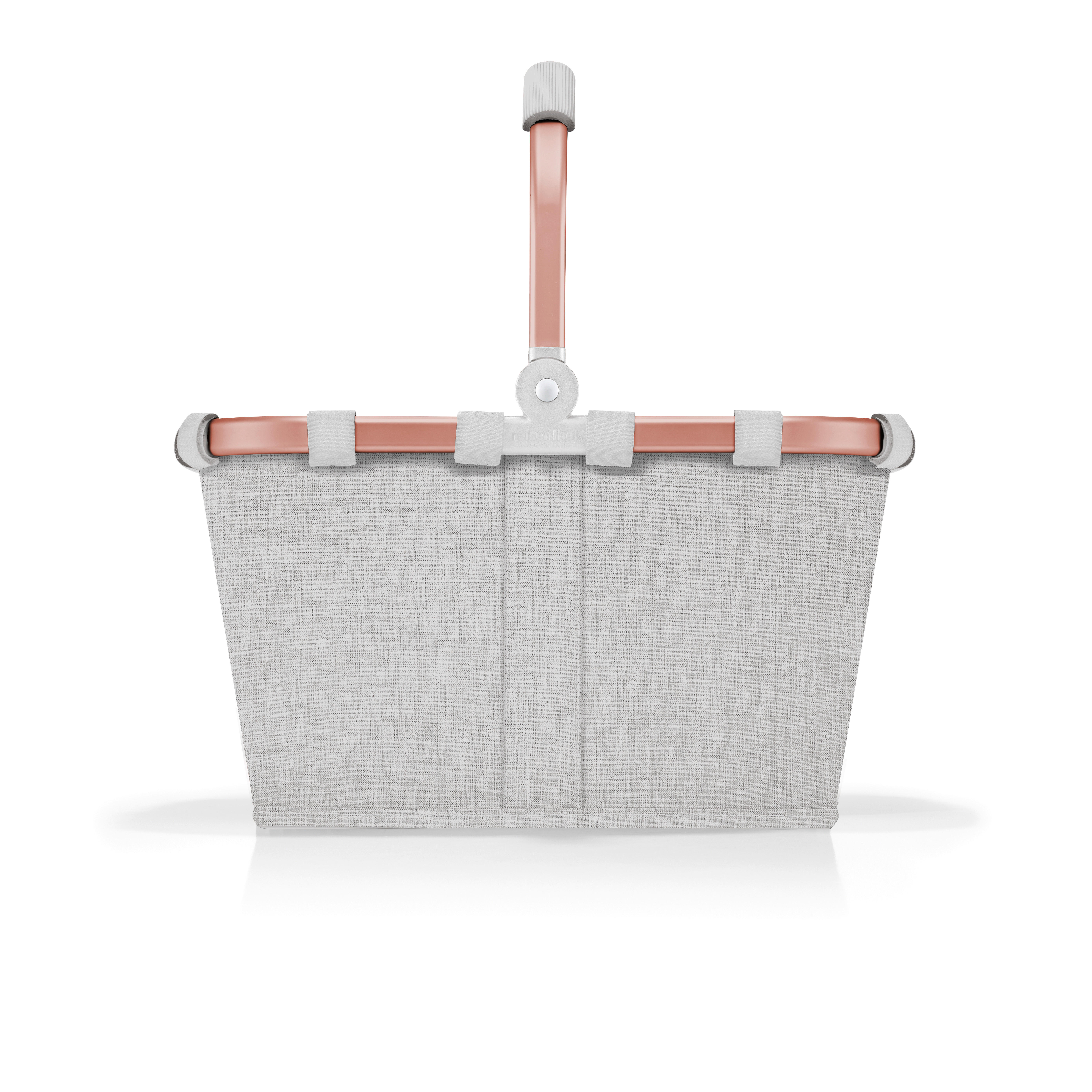 Einkaufskorb Größe XS Twist Sky Rose 5 L  - Roségold/Hellgrau, Basics, Textil (33,5/18/19,5cm) - Reisenthel