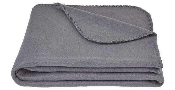 FLEECEDECKE 125/150 cm  - Grau, Basics, Textil (125/150cm) - Boxxx