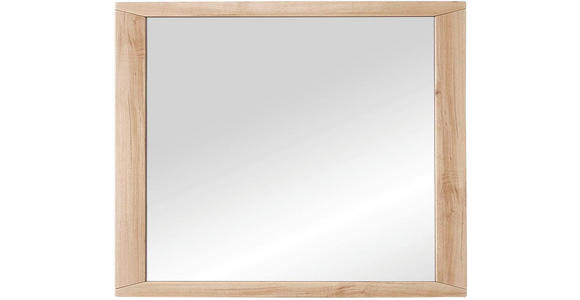 SPIEGEL 90/80/4 cm - Buchefarben, KONVENTIONELL, Glas/Holzwerkstoff (90/80/4cm) - Voleo