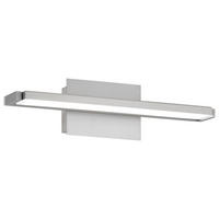 LED-WANDLEUCHTE   - Weiß/Nickelfarben, Basics, Leder/Kunststoff (10/40/11cm)