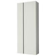 GARDEROBENSCHRANK Gardasee  in 60/179/33 cm  - Anthrazit/Weiß, Design, Holzwerkstoff (60/179/33cm) - Moderano