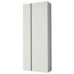 GARDEROBENSCHRANK Gardasee  in 60/179/33 cm  - Anthrazit/Weiß, Design, Holzwerkstoff (60/179/33cm) - Moderano
