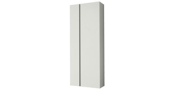 GARDEROBENSCHRANK Gardasee in 60/179/33 cm - Anthrazit/Weiß, Design, Holzwerkstoff (60/179/33cm) - Moderano