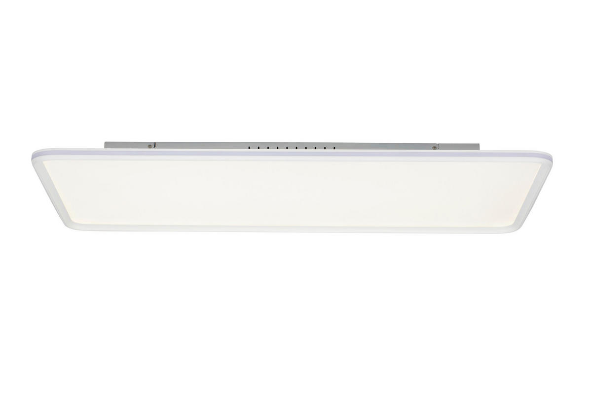 LED-DECKENLEUCHTE Bosona 110/60/7 cm  - Weiß, Basics, Kunststoff/Metall (110/60/7cm) - Novel
