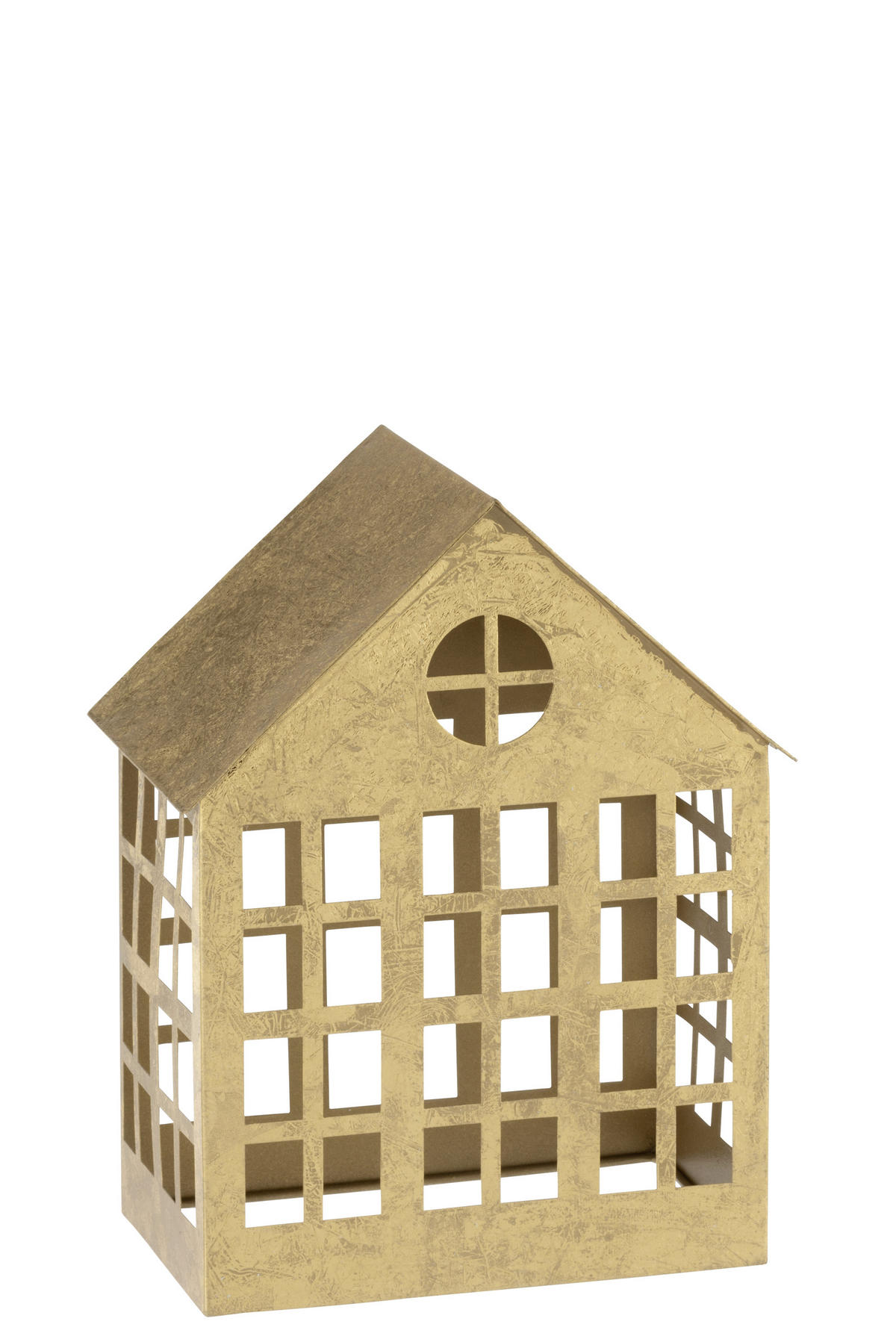 KERZENHALTER - Goldfarben, Basics, Metall (22,5/15/28cm) - X-Mas