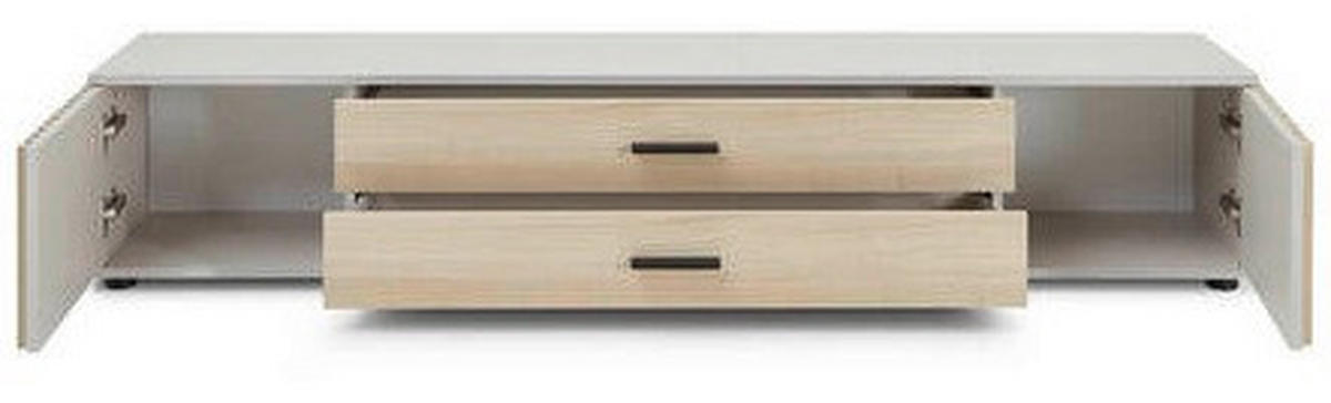 LOWBOARD  in 180/30/30 cm  - Kaschmir/Eichefarben, Design, Holzwerkstoff/Kunststoff (180/30/30cm) - Boxxx