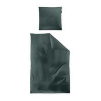 BETTWÄSCHE 2-teilig Makosatin 155/220 cm  - Grün, KONVENTIONELL, Textil (155/220cm) - Irisette