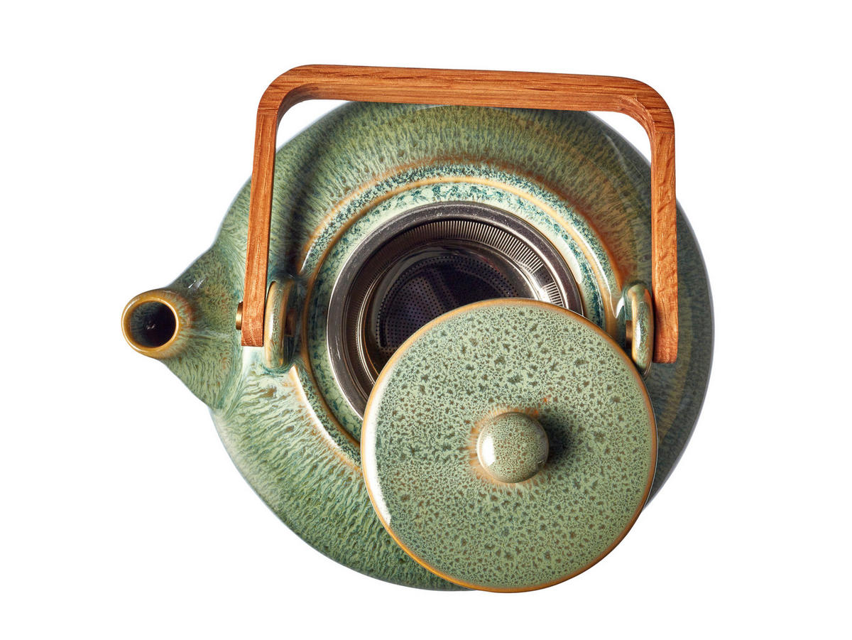 TEKANNA 1,2 l  - grön, Basics, keramik (1,2l) - Bitz