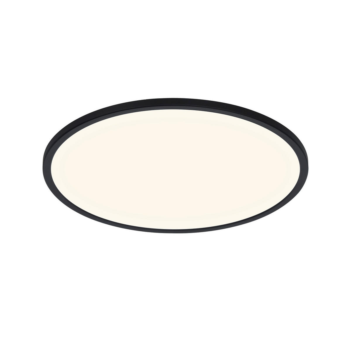 LED-DECKENLEUCHTE 42,4/2,3 cm   - Schwarz, Basics, Kunststoff (42,4/2,3cm) - Nordlux