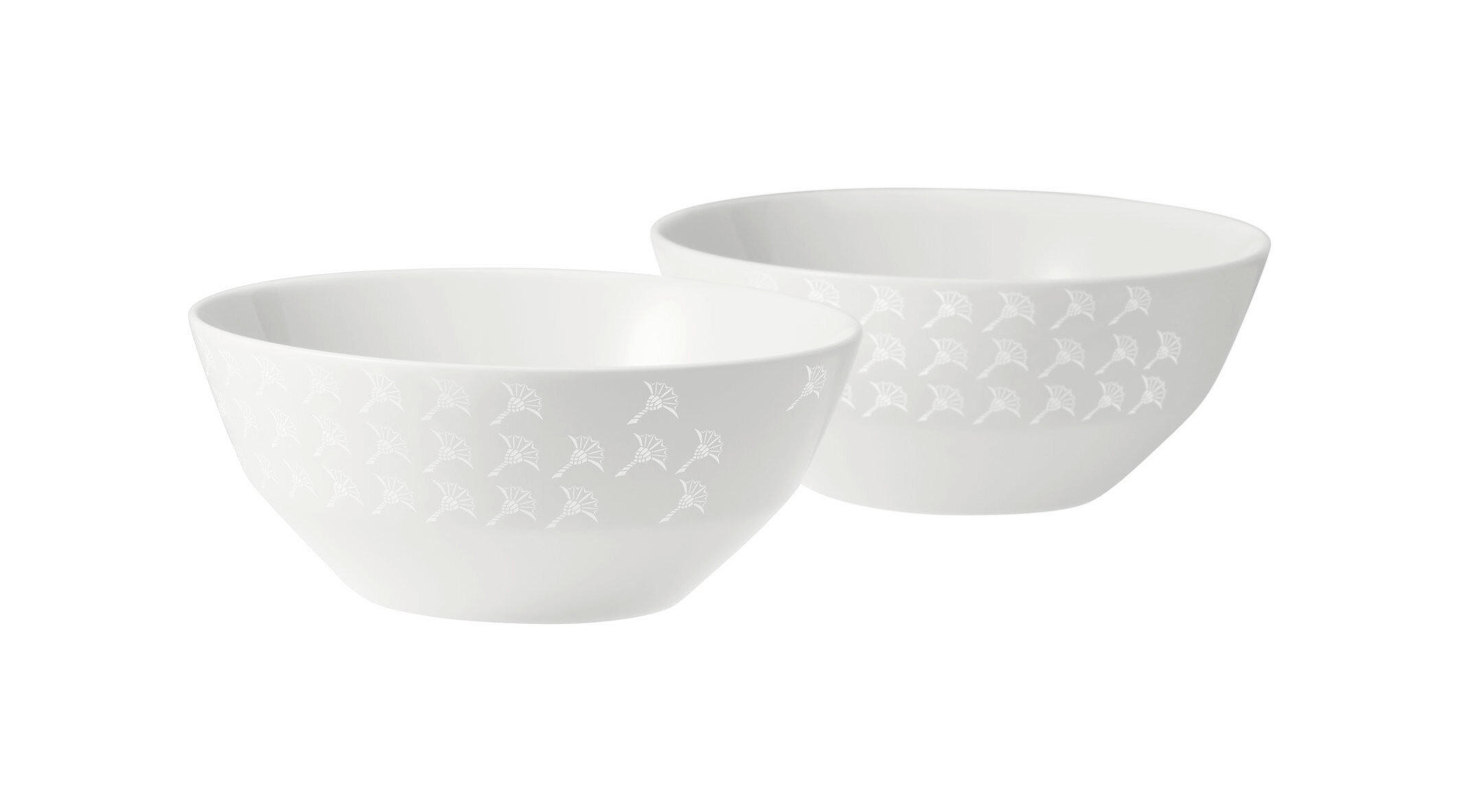 SCHALE Faded Cornflower   - Weiß, Design, Keramik (13/5,5cm) - Joop!