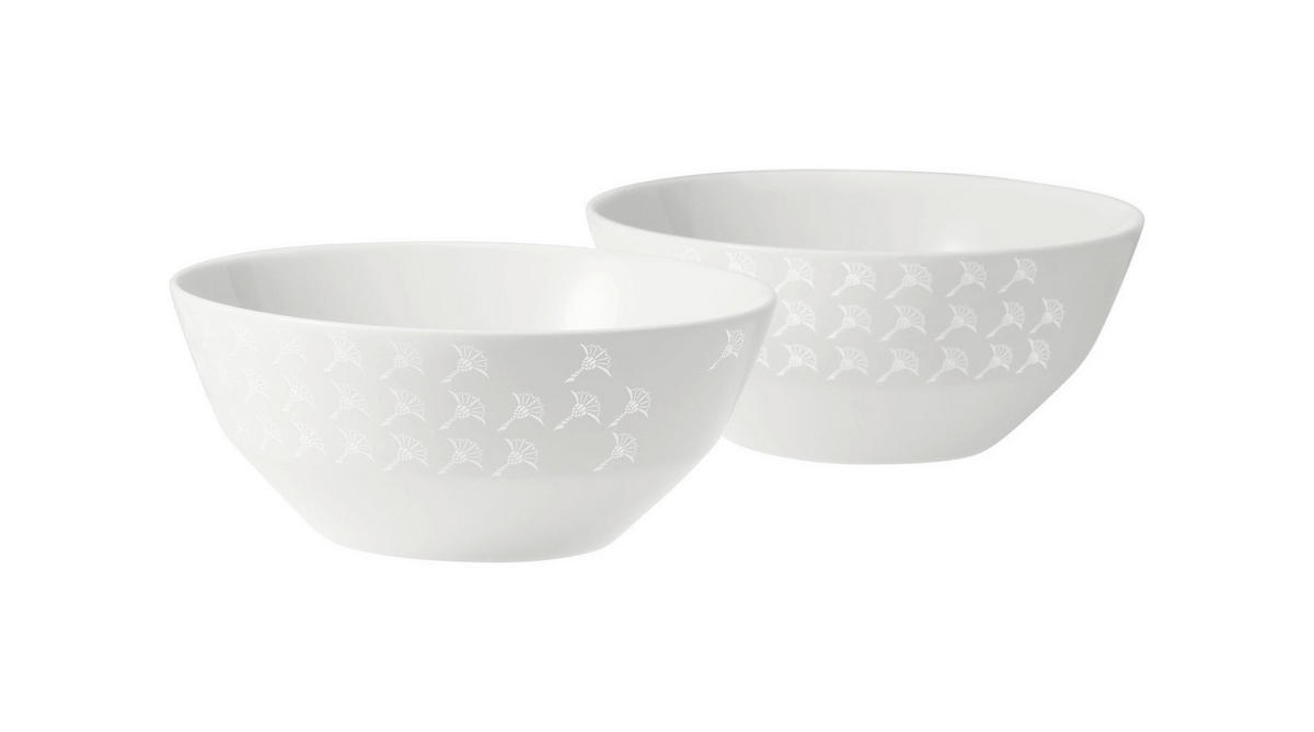 SCHALE Faded Cornflower   - Weiß, Design, Keramik (13/5,5cm) - Joop!