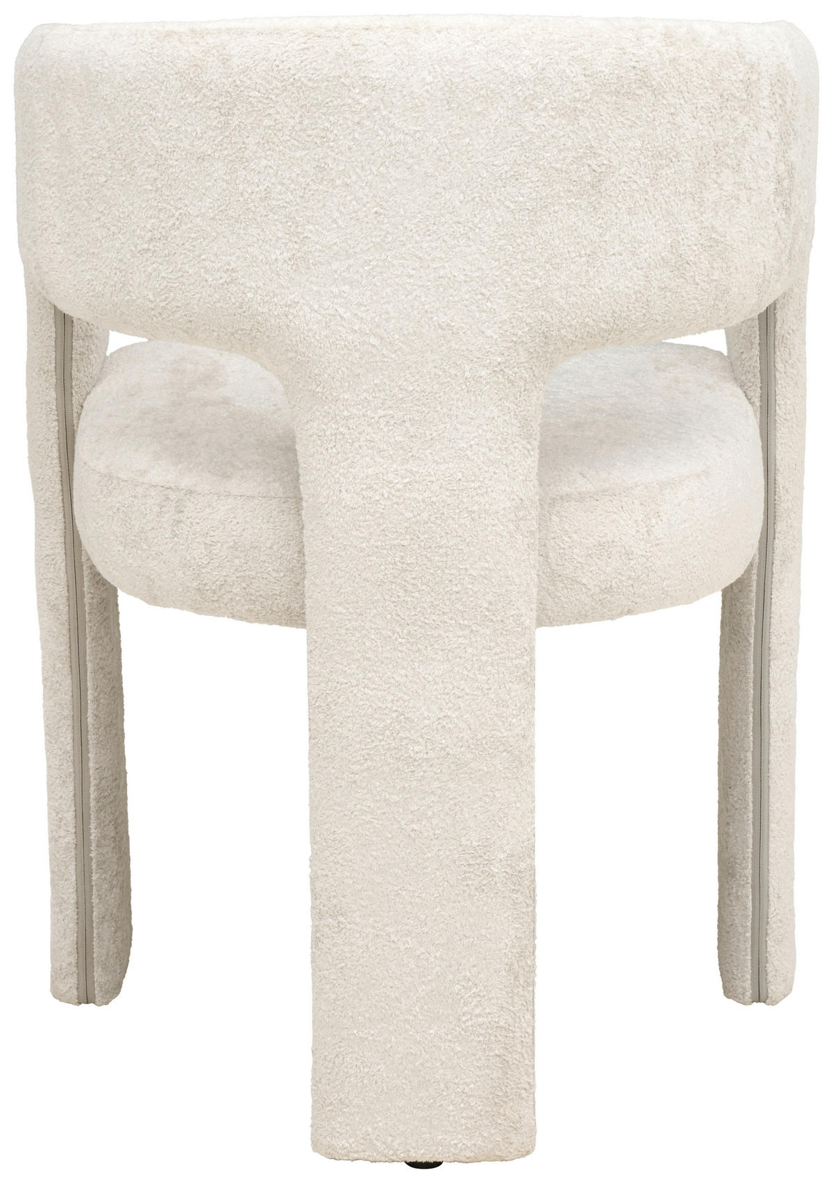 ARMLEHNSTUHL   Chenille  Grau  - Grau, MODERN, Textil/Metall (57/81,5/58cm) - MID.YOU