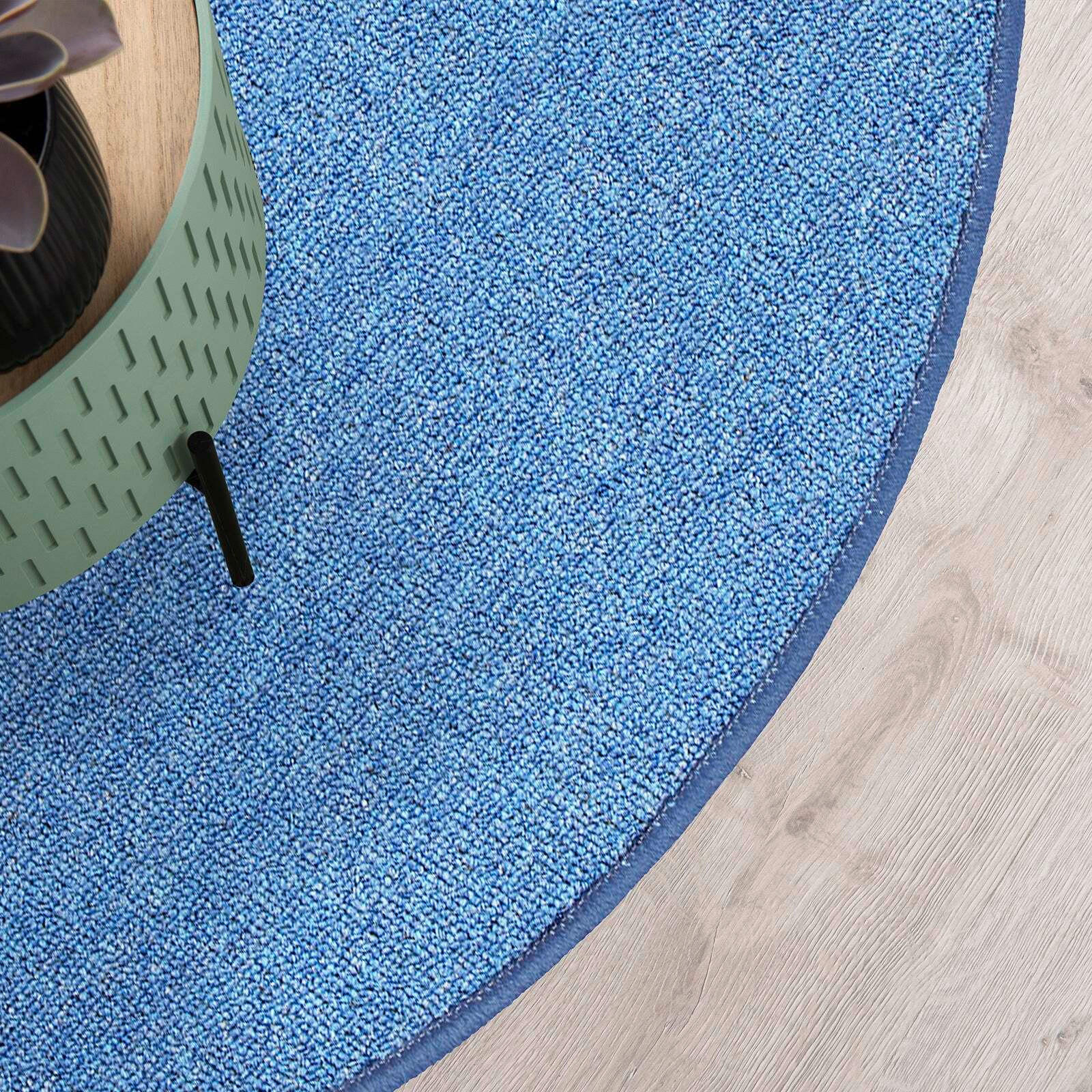 WEBTEPPICH 200 cm London Blau  - Blau, Basics, Kunststoff/Textil (200cm) - Novel