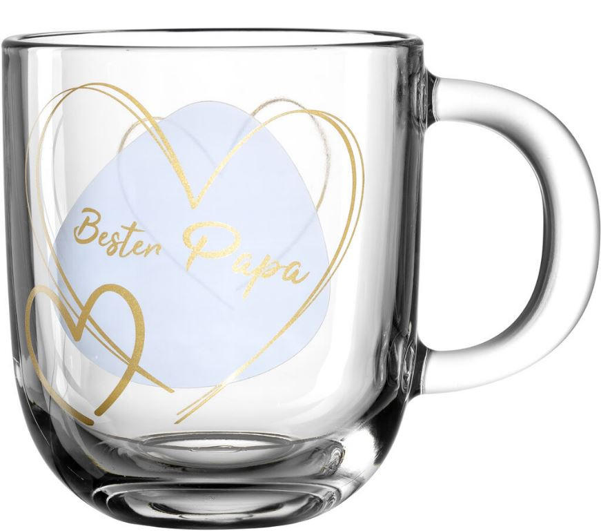 TASSE Emozione 400 ml  - Hellblau, Basics, Glas (14/15/8,7cm) - Leonardo