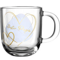 TASSE Emozione 400 ml  - Hellblau, Basics, Glas (14/15/8,7cm) - Leonardo