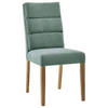 STUHL in Holz, Textil Eichefarben, Mintgrün  - Eichefarben/Mintgrün, KONVENTIONELL, Holz/Textil (47/95/64cm) - Cantus