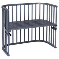 BEISTELLBETT BABYBAY MAXI 94/54/79 cm  - Schieferfarben/Grau, Basics, Holz (94/54/79cm) - Babybay
