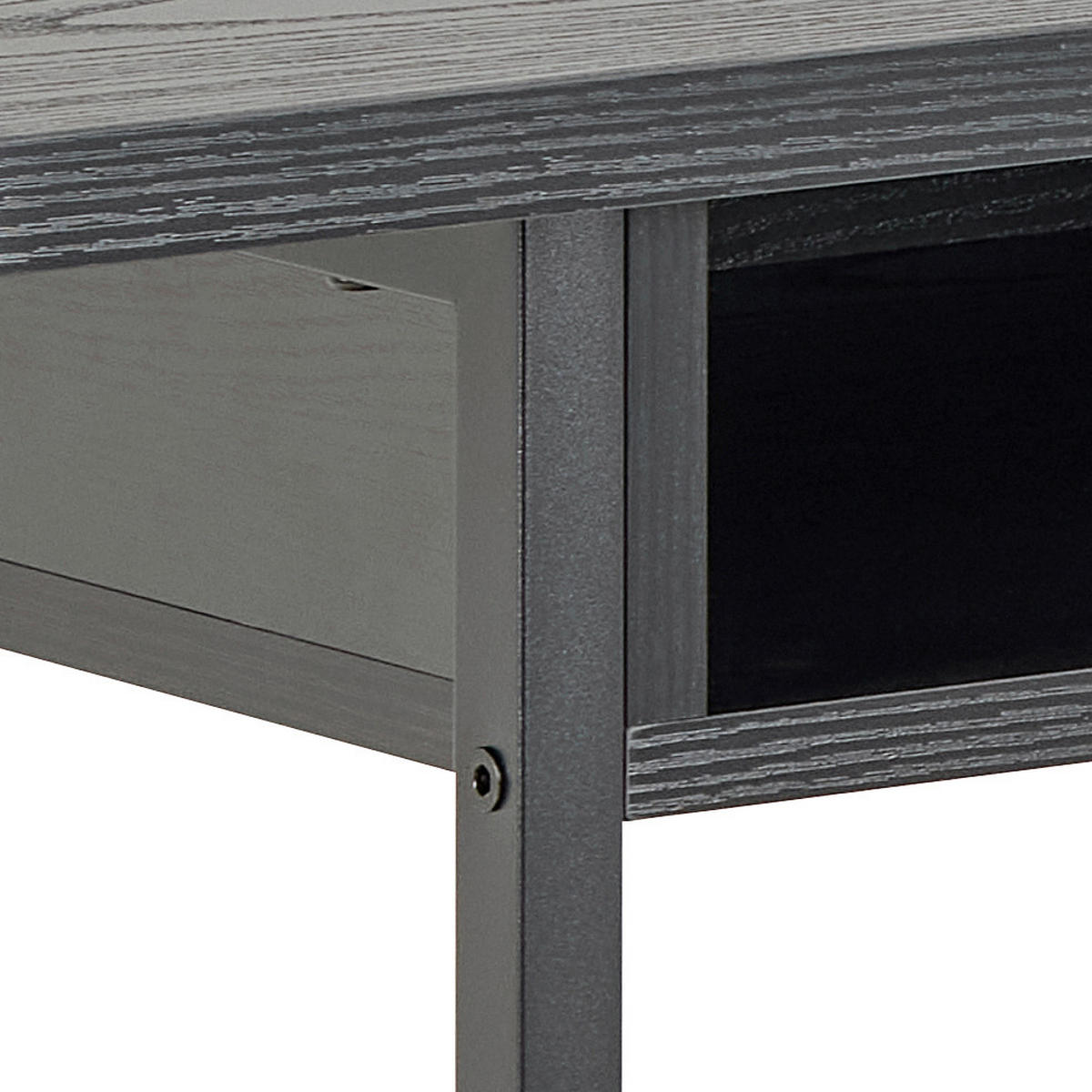 KONSOLENTISCH in Metall, Holzwerkstoff 140/40/77 cm    - Schwarz, Design, Holzwerkstoff/Metall (140/40/77cm) - MID.YOU