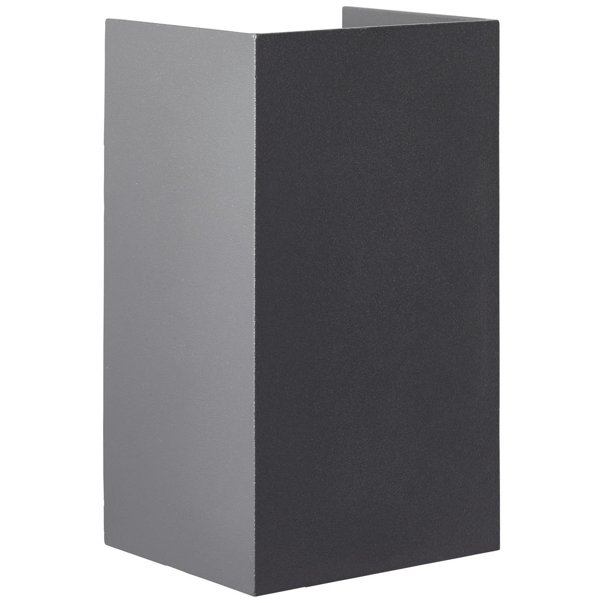 WANDLEUCHTE - Dunkelgrau, Basics, Glas/Metall (13.6/8/6.8cm) - Brilliant