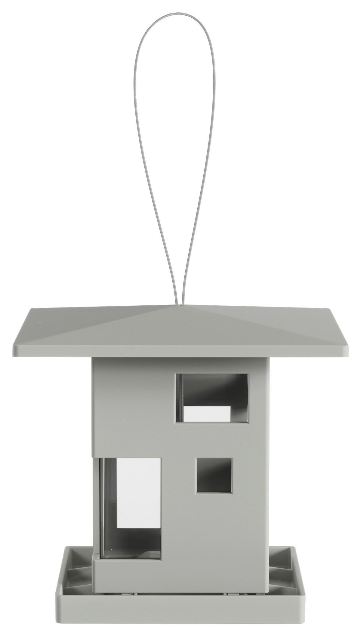 FÅGELHOLK - grå, Design, plast (22,9/21,5/22,9cm) - Umbra