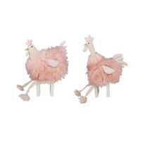 DEKOHUHN - Pink/Beige, LIFESTYLE, Textil/Stein