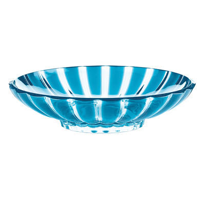 Guzzini Obstschale Dolcevita Türkis 30.5x9x37.5 cm