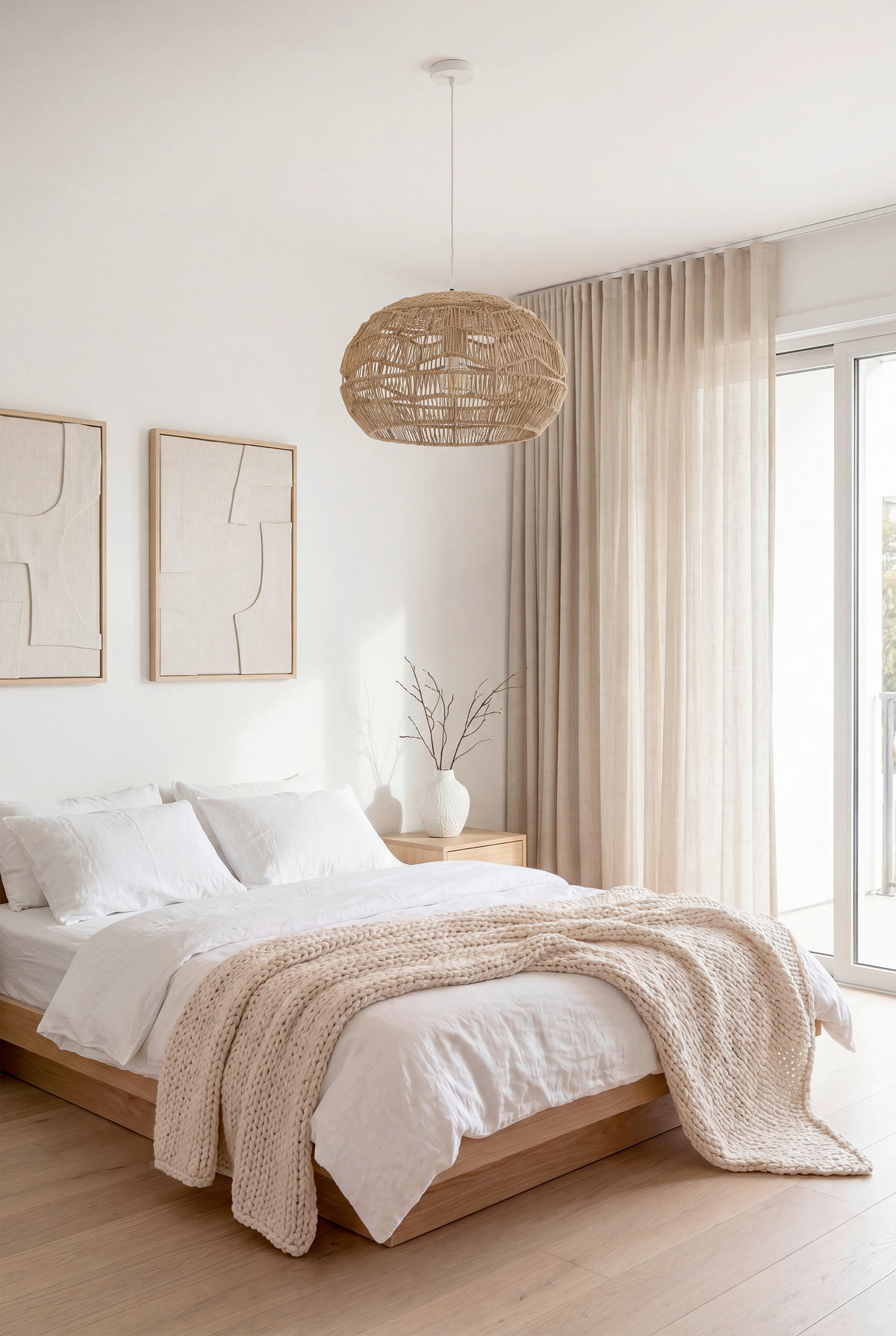 HÄNGELEUCHTE 40/150 cm  - Naturfarben, Trend, Textil/Metall (40/150cm) - Collett's Monde