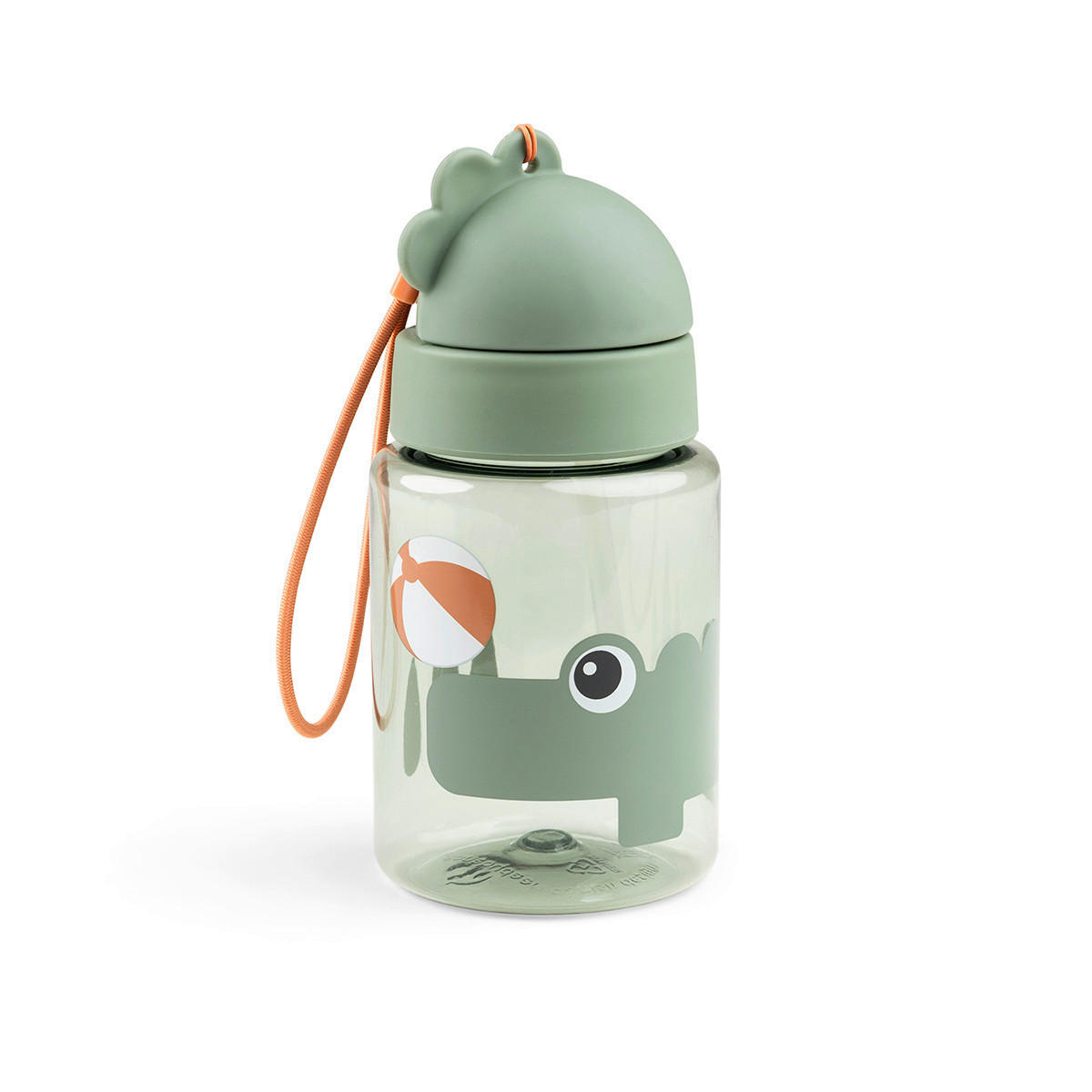 KINDERTRINKFLASCHE  - Salbeigrün/Hellgrün, Basics, Kunststoff (7/7/15cm) - done by deer