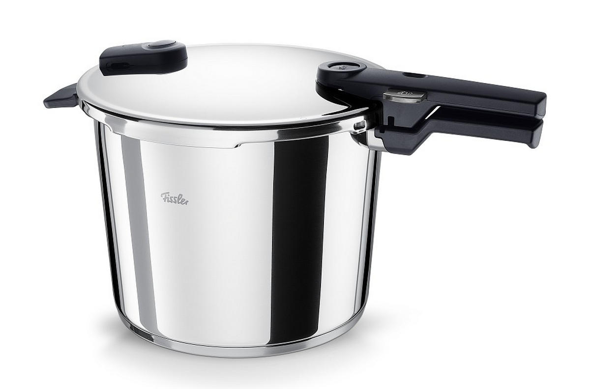 SCHNELLKOCHTOPF VITAQUICK® Poliert 10.0 L  - Silberfarben, Basics, Metall (26cm) - Fissler