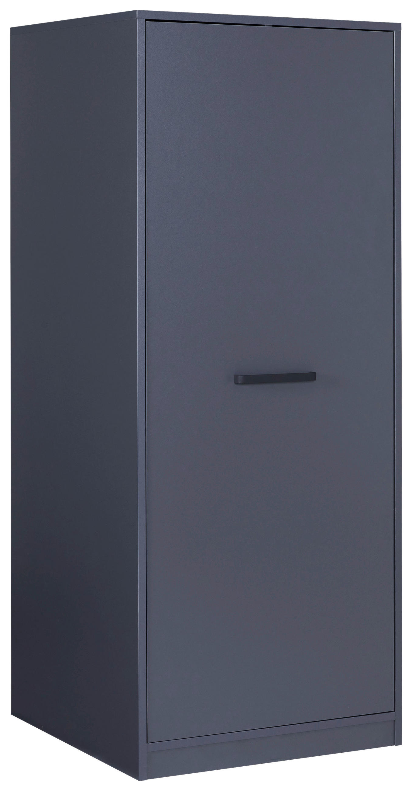 MEHRZWECKSCHRANK 67/164/68 cm  in Anthrazit  - Anthrazit/Schwarz, MODERN, Holzwerkstoff/Metall (67/164/68cm) - home24