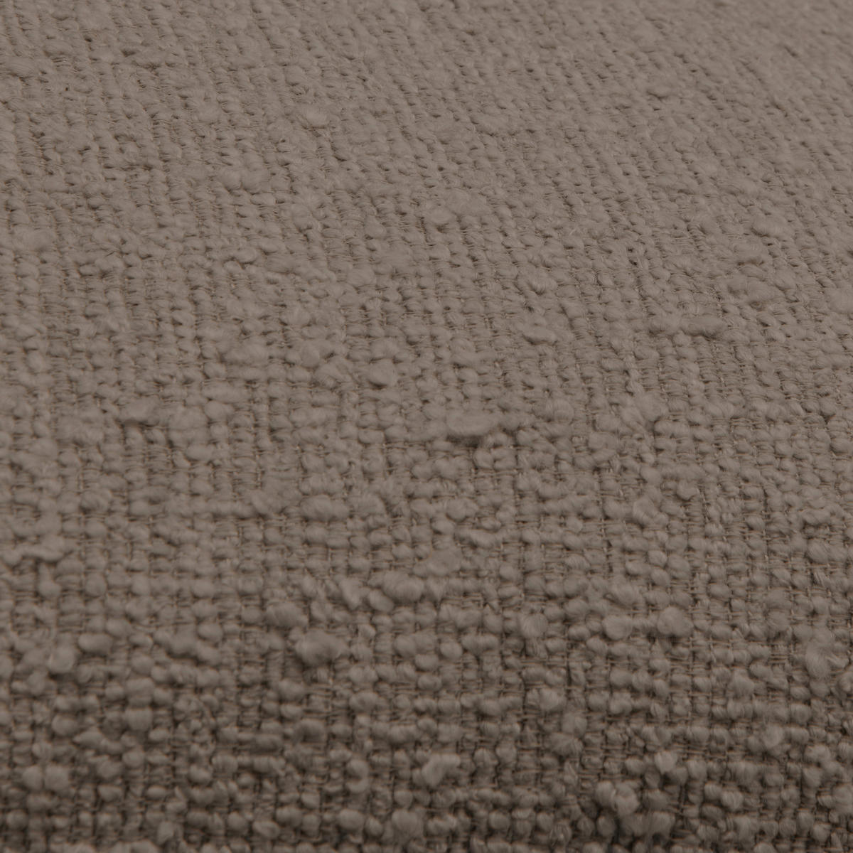 HUSSEN-SOFA in Flachgewebe, Bouclé Braun  - Braun, Trend, Textil/Metall (195/82/98cm) - Livetastic