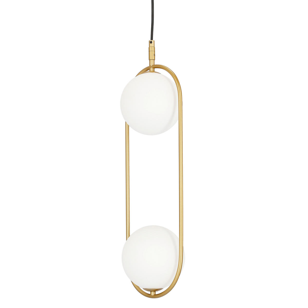 HÄNGLAMPA 18,5/15/140 cm  - mässingsfärgad, Design, metall (18,5/15/140cm)