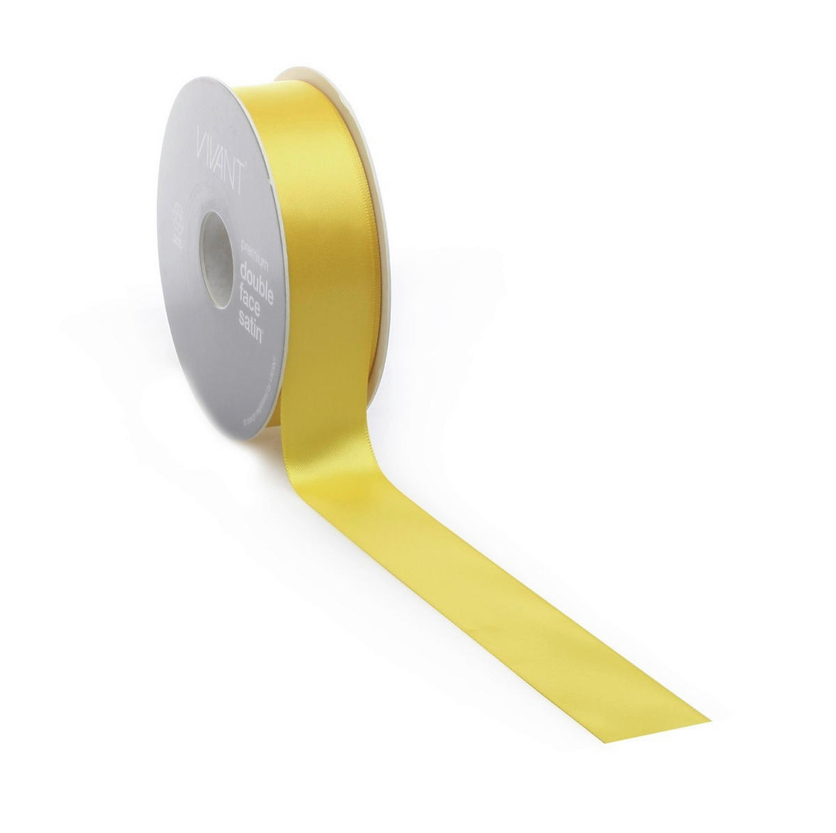GESCHENKBAND  - Gelb, Basics (2,5/500cm)