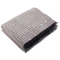 TAGESDECKE Legacy Smoke Legacy 140/190 cm  - Hellbraun/Beige, KONVENTIONELL, Textil (140/190cm) - Zoeppritz