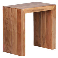 BEISTELLTISCH in Holz 60/35/60 cm  - Akaziefarben, Design, Holz (60/35/60cm) - MID.YOU