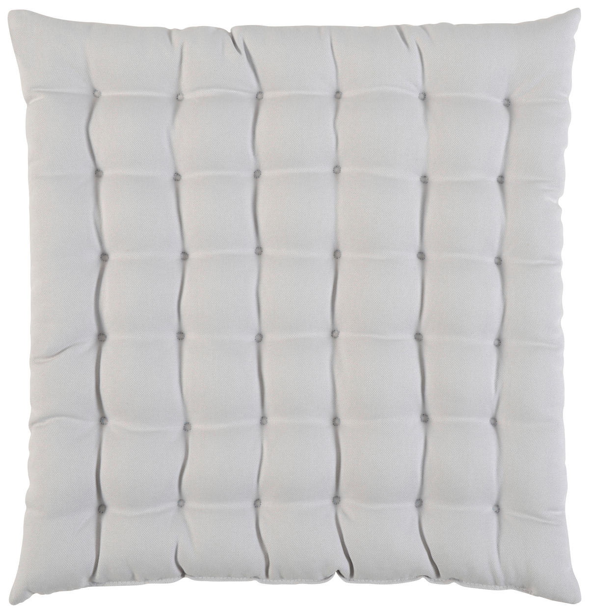 PODUŠKA NA SEDENIE, 38/38 cm - svetlosivá, Basics, textil (38/38cm) - Novel