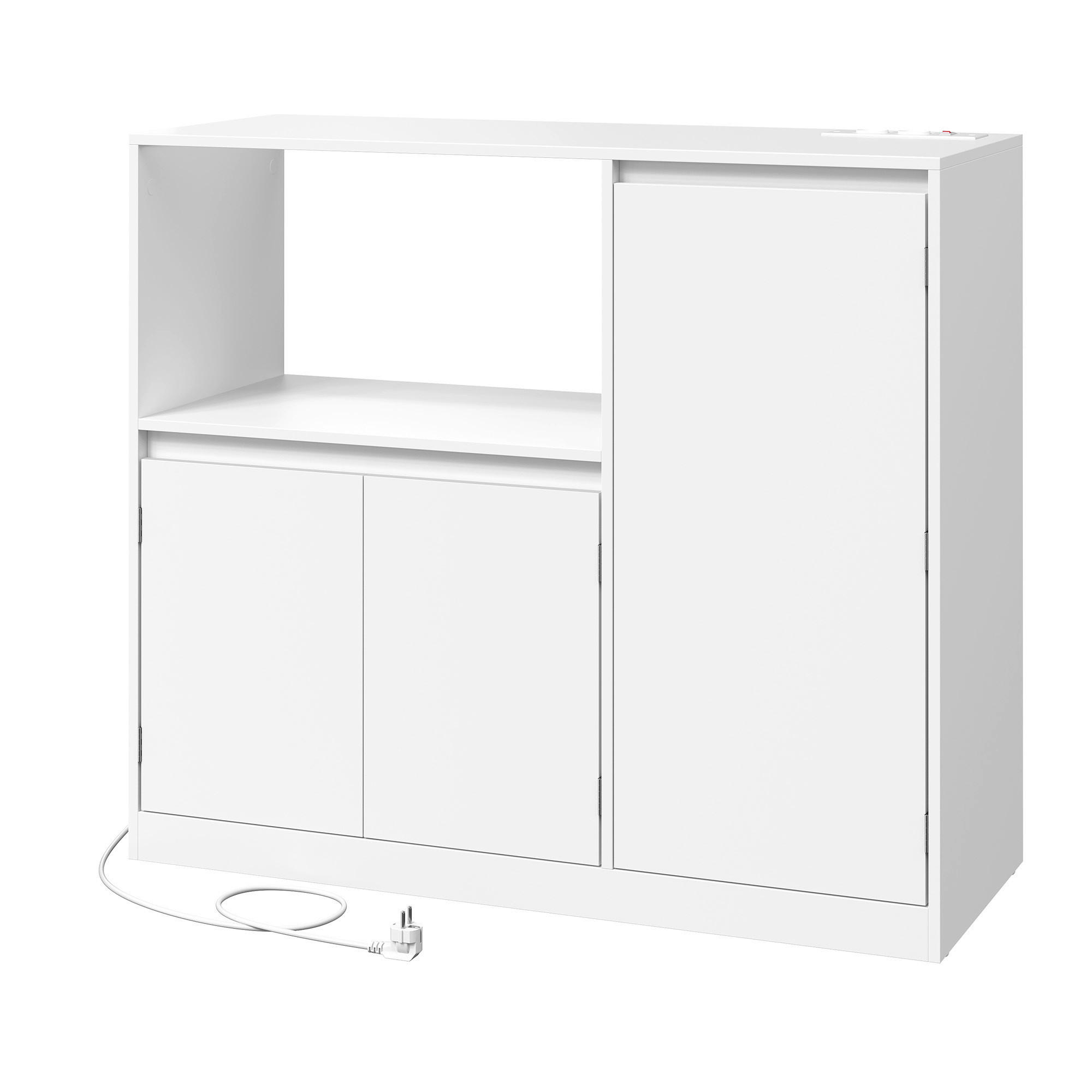 KOMMODE , 90/90/40 cm,  - Weiß, Trend, Holzwerkstoff (90/90/40cm) - Boxxx