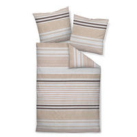 ÁGYNEMŰHUZAT-GARNITÚRA 140/200 cm  - bézsbarna, Basics, textil/természetes anyagok (140/200cm)