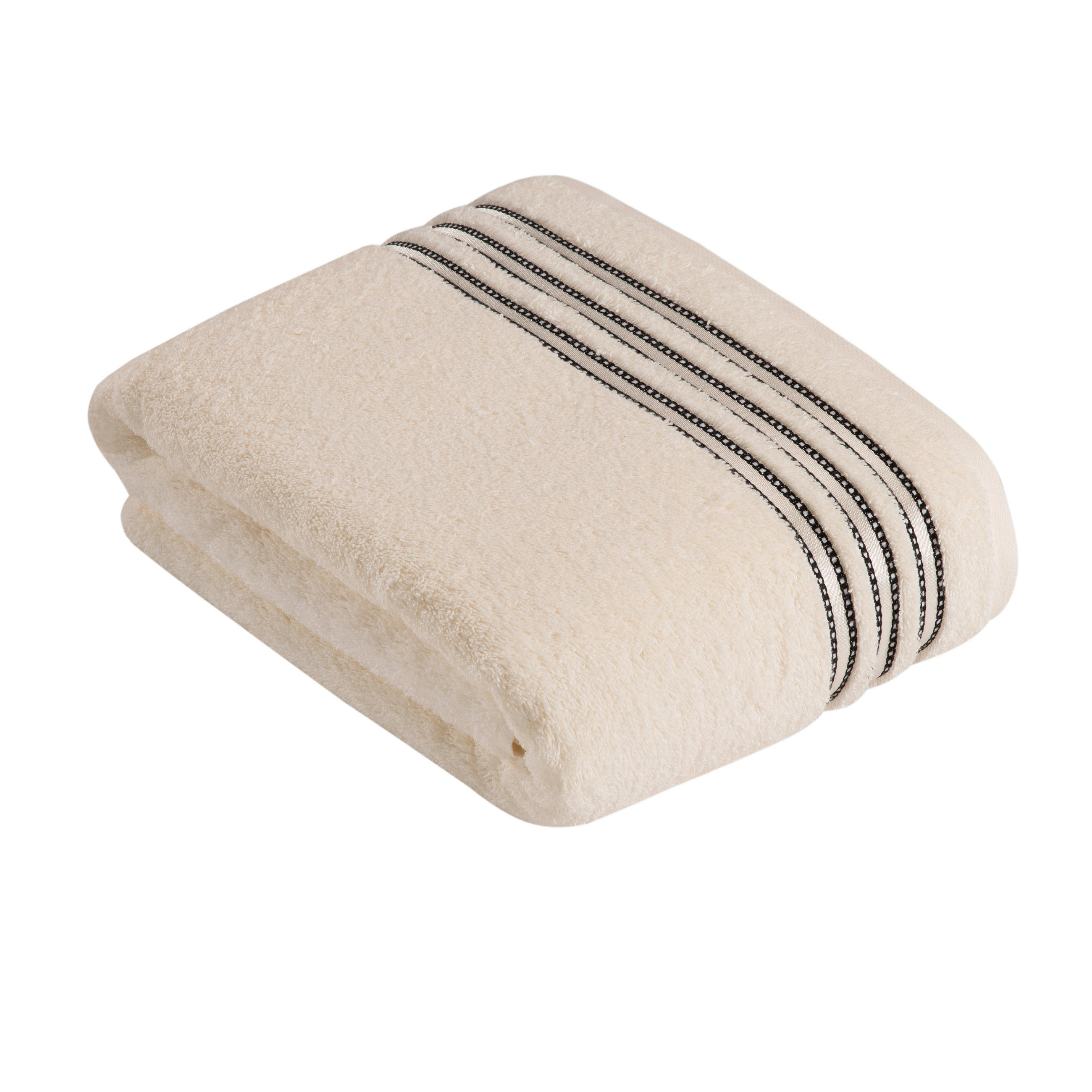 BADETUCH Cult de Luxe NOS Vossen Wäsche Weiß 150/100 cm  - Weiß, Basics, Textil (150/100cm) - Vossen