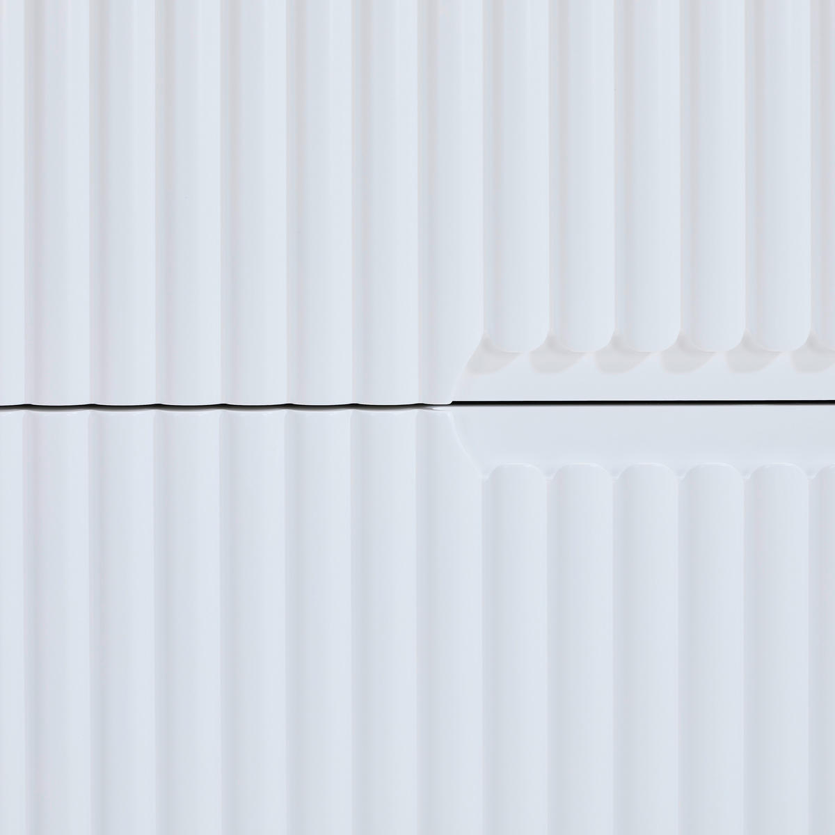 BADEZIMMER 3-teilig  in  - Weiß Hochglanz/Weiß, MODERN, Keramik/Holzwerkstoff (91/126/51cm) - MID.YOU