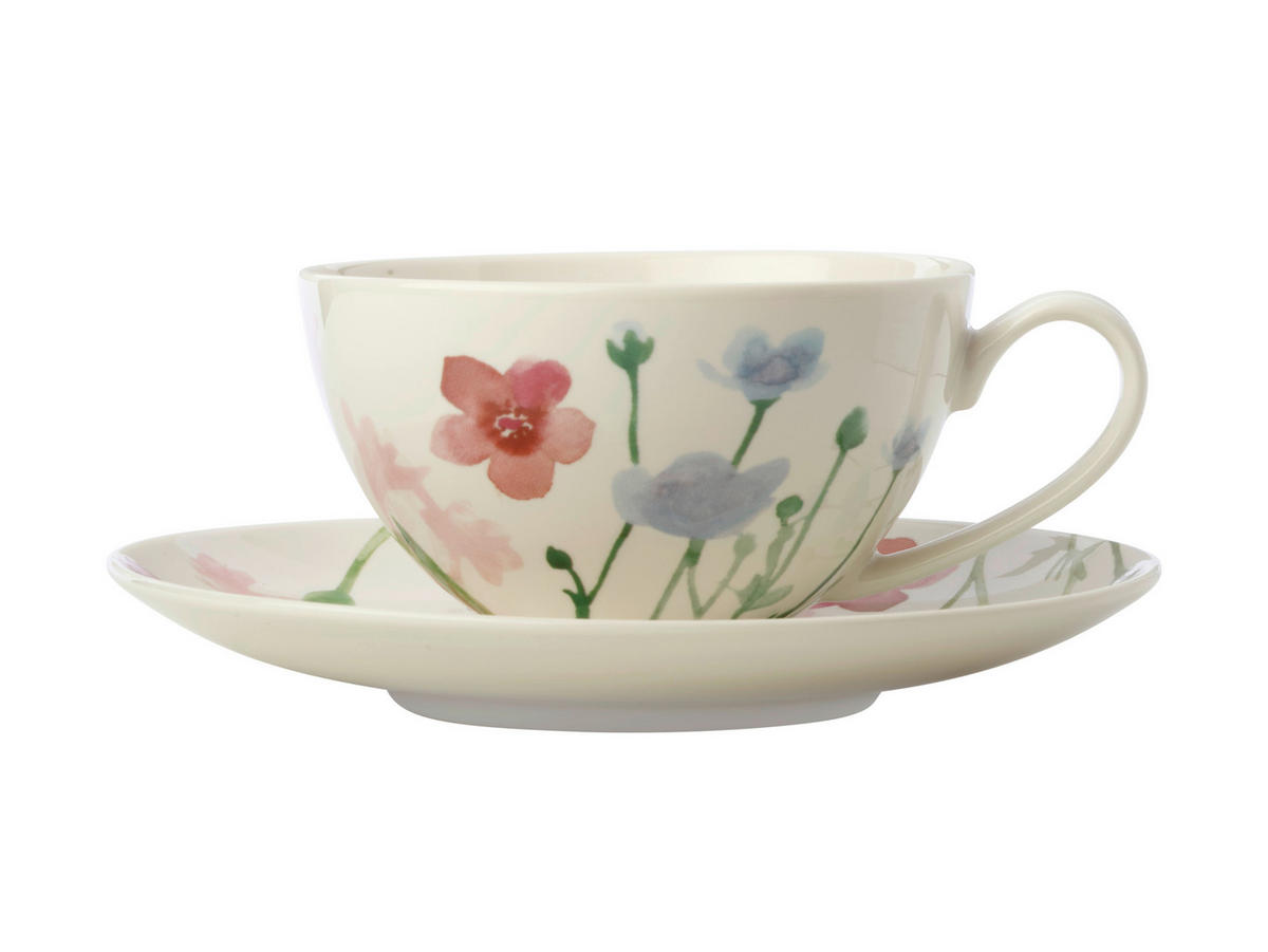 ŠÁLKA S TANIERIKOM  - Basics, keramika (200ml) - Maxwell & Williams