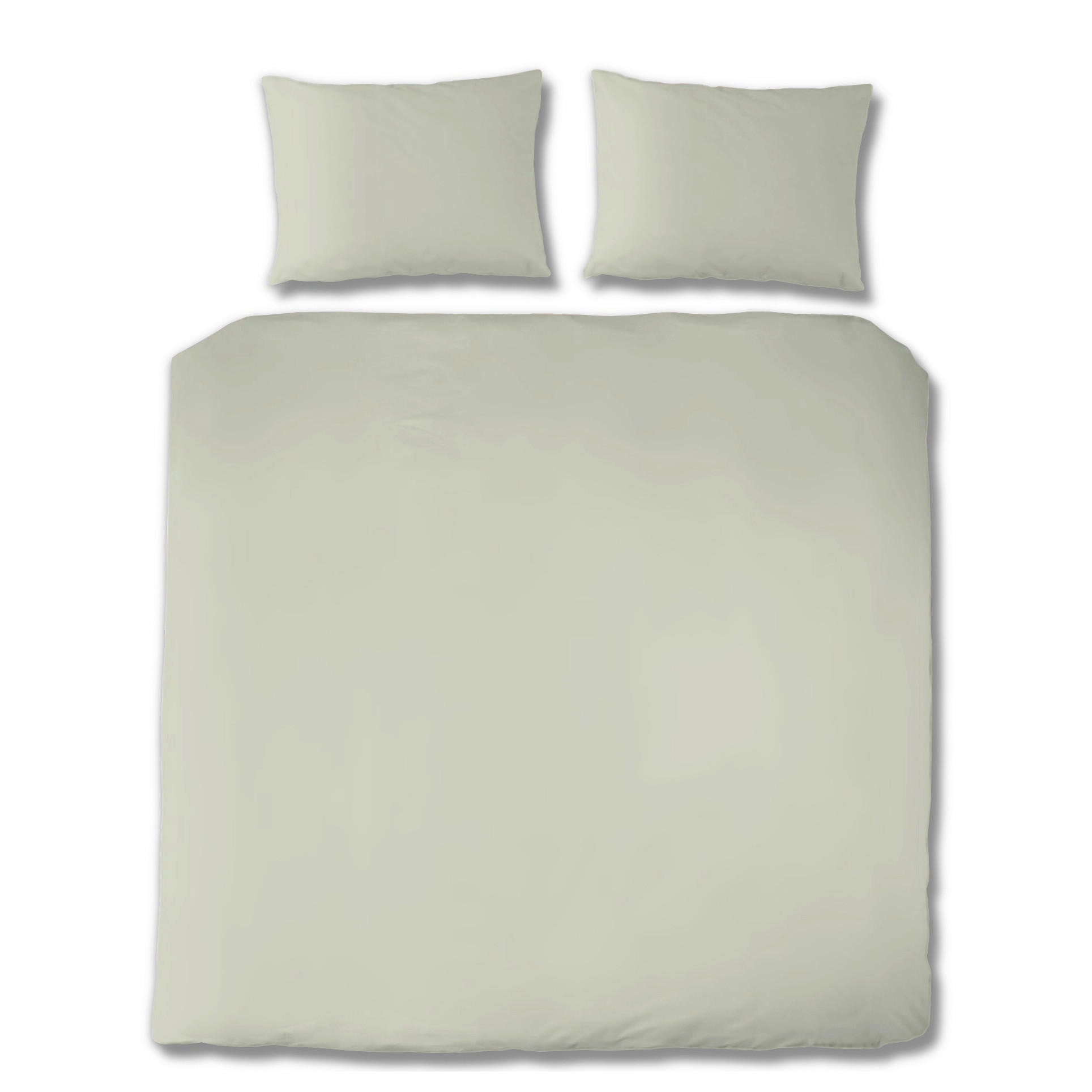 BETTWÄSCHE 3-teilig Satin 200/200 cm  - Hellgrün, Basics, Textil (200/200cm) - Florella