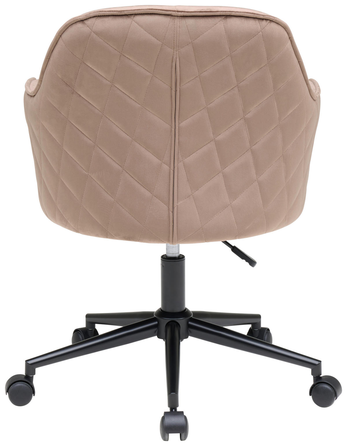 VRTLJIVI STOL kovina, tekstil rjava, črna  - črna/rjava, Moderno, kovina/umetna masa (58/82/90/62cm) - MID.YOU