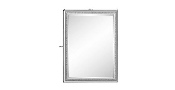 WANDSPIEGEL 60/80/2,2 cm - Silberfarben, LIFESTYLE, Glas/Kunststoff (60/80/2,2cm) - Landscape