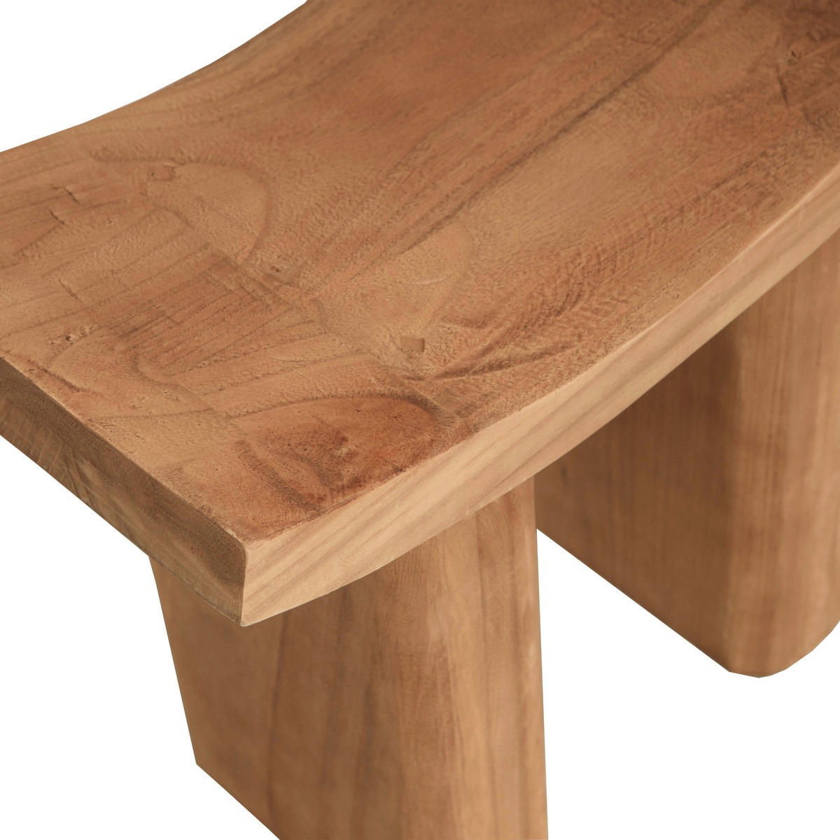 HOCKER in Holz Naturfarben  - Naturfarben, Design, Holz (50/45/25cm) - Livetastic