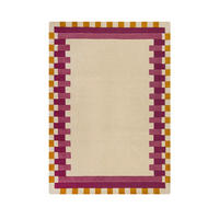 WOLLTEPPICH 200/290 cm Gelb, Rosa  - Gelb/Rosa, MODERN, Textil (200/290cm) - Xora