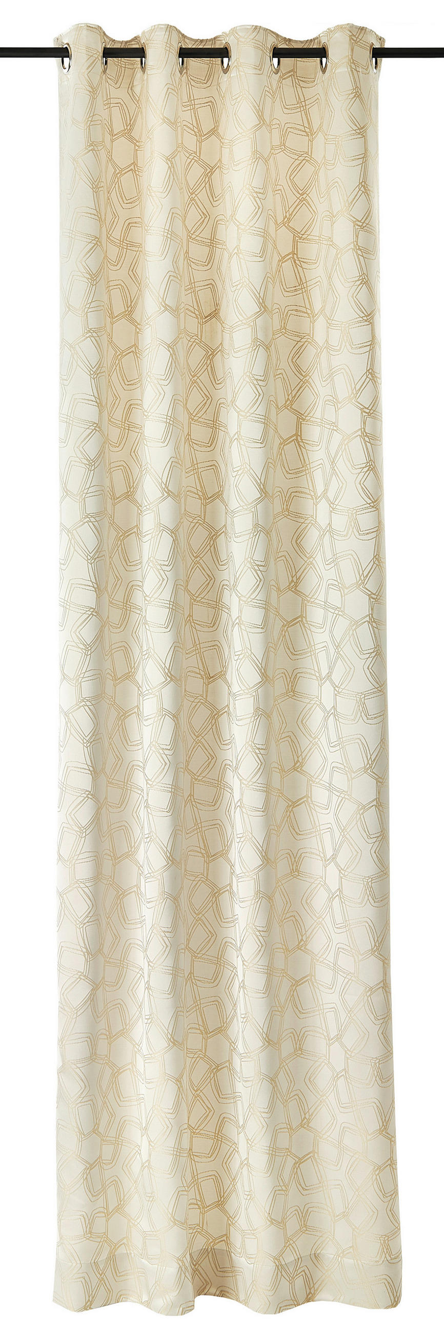 ÖSENSCHAL TURN blickdicht 140/250 cm   - Beige/Creme, Design, Textil (140/250cm) - Schöner Wohnen